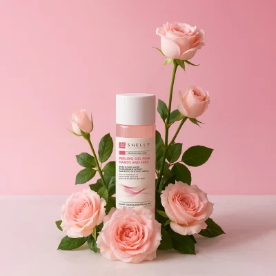 Пілінг-скатка для рук та ніг з гідролатом троянди, екстрактом гранату та aha-кислотами Shelly 200 мл
